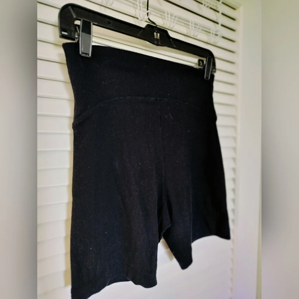 Old Navy Maternity Shorts Knit Stretch Black Size XS